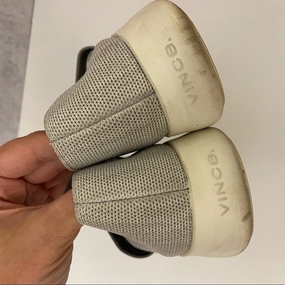 Vince || Aston Gray Slip-On Sneakers Shoes 9.5 - Picture 5 of 9